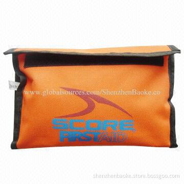 Folding First Aid Kit with PVC-coated Nylon Material